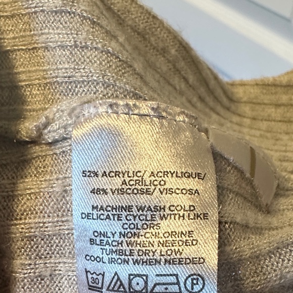 LOFT Women's Light Gray Long Cardigan - Picture 5 of 5